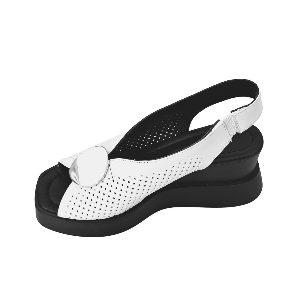 Босоніжки жіночі білі Evromoda (Туреччина) модель 4949