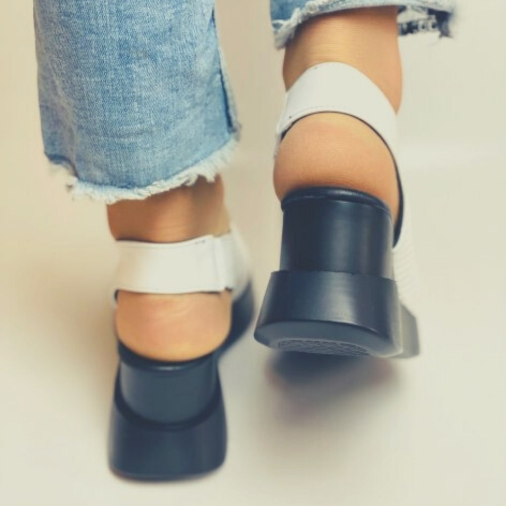 Босоніжки жіночі білі Evromoda (Туреччина) модель 4949