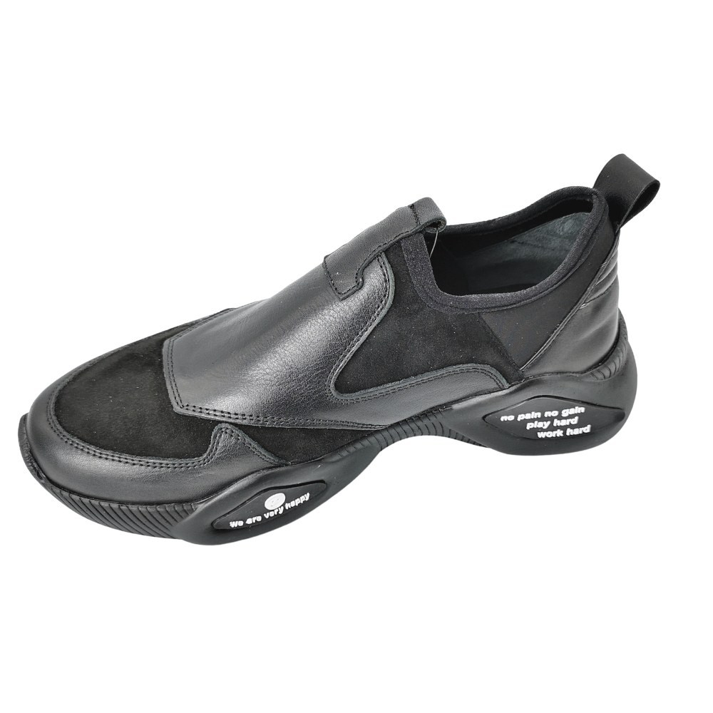 Sneakers women's black Evromoda (Turkey) model 4950