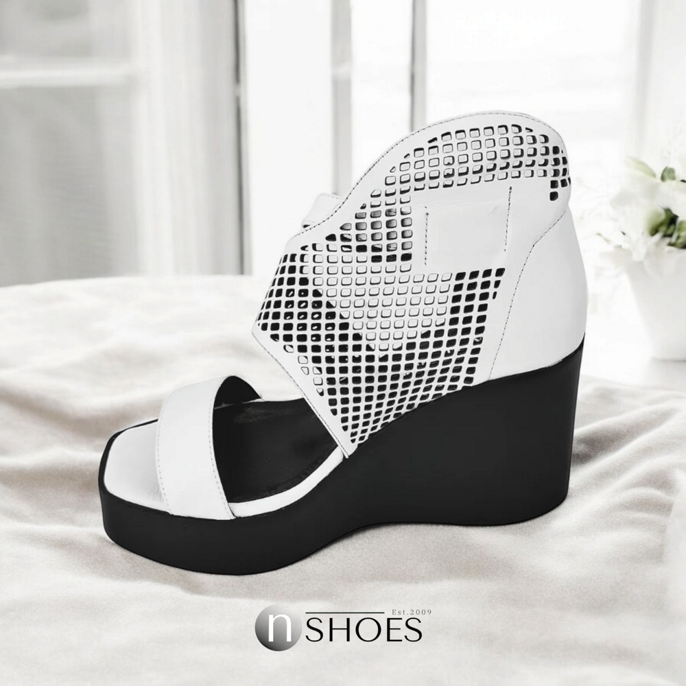 Жіночі літні босоніжки Marsel 159384-02 з білої натуральної шкіри