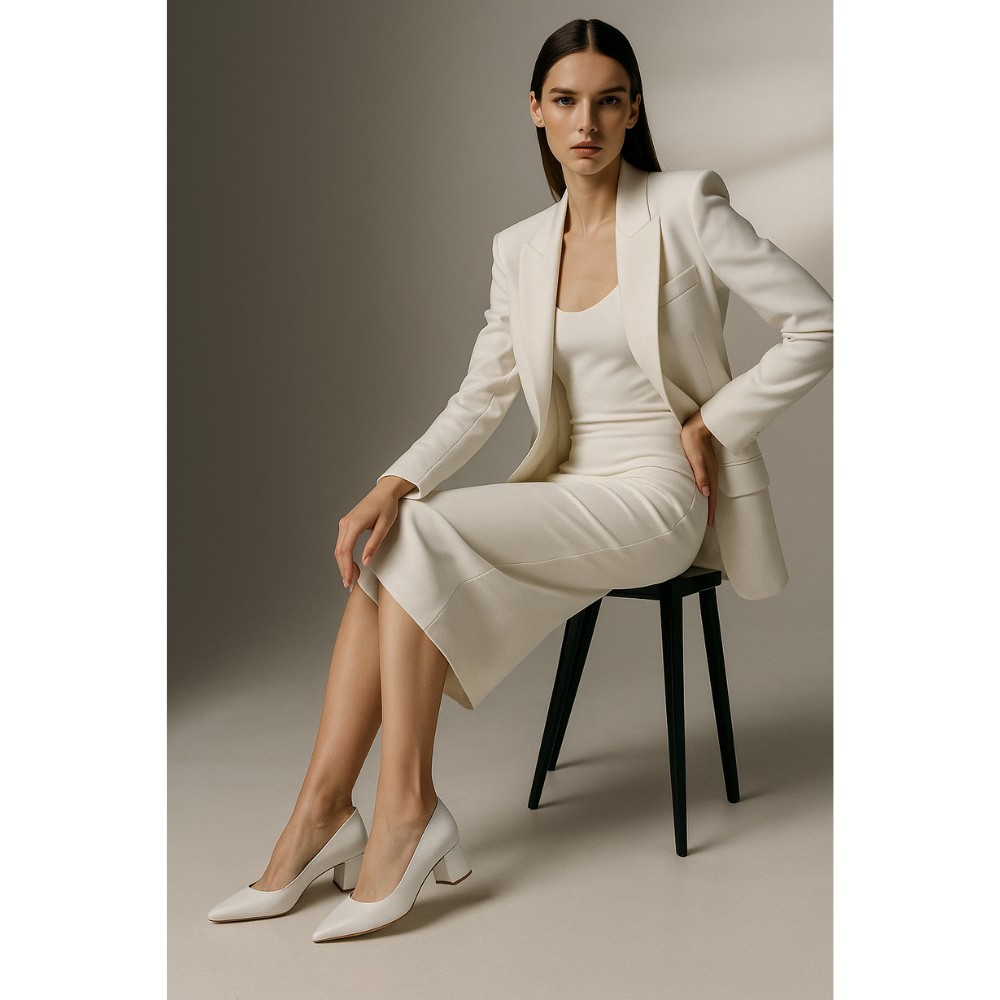 Туфлі жіночі білі Solo Femme (Польща) модель 4966