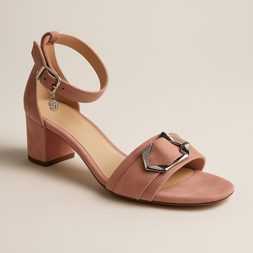 Жіночі рожеві босоніжки Solo Femme 73412-01-L57/000-07-00 з натуральної шкіри модель 4968