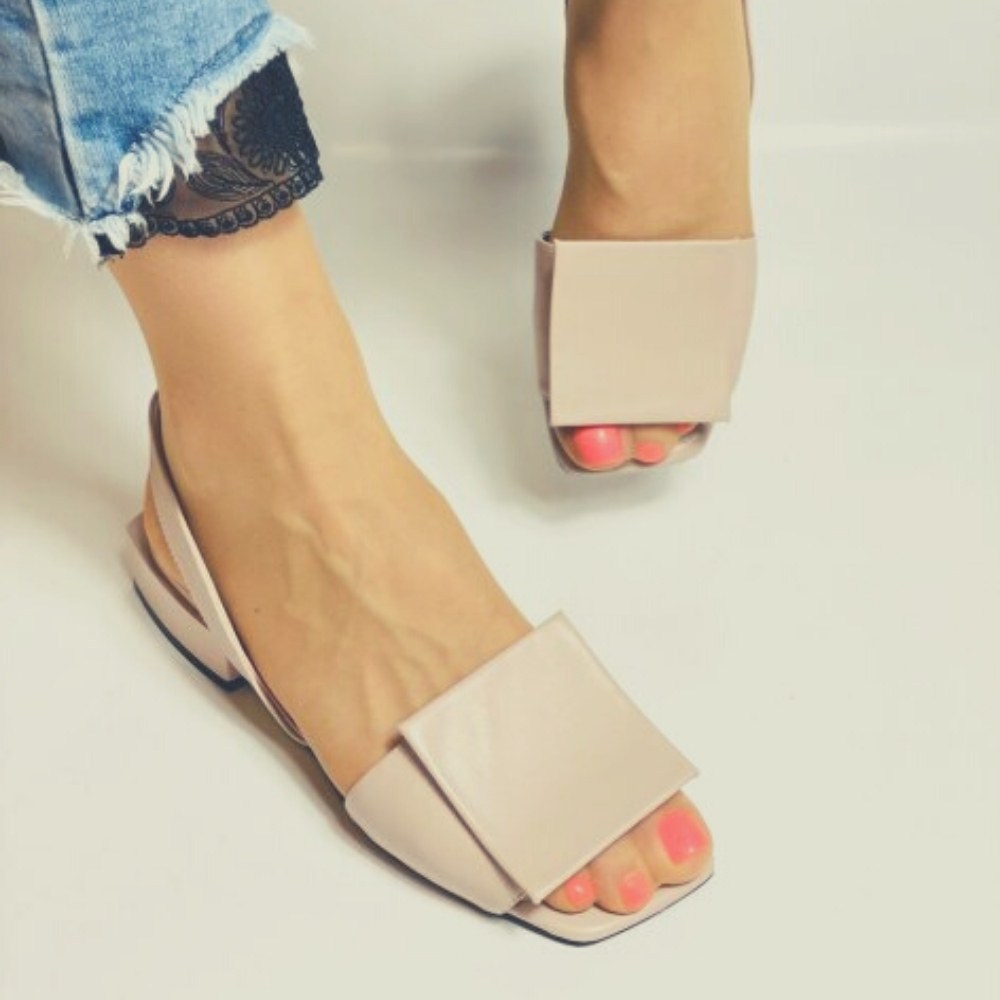 Sandals female pink Evromoda (Turkey) model 4974