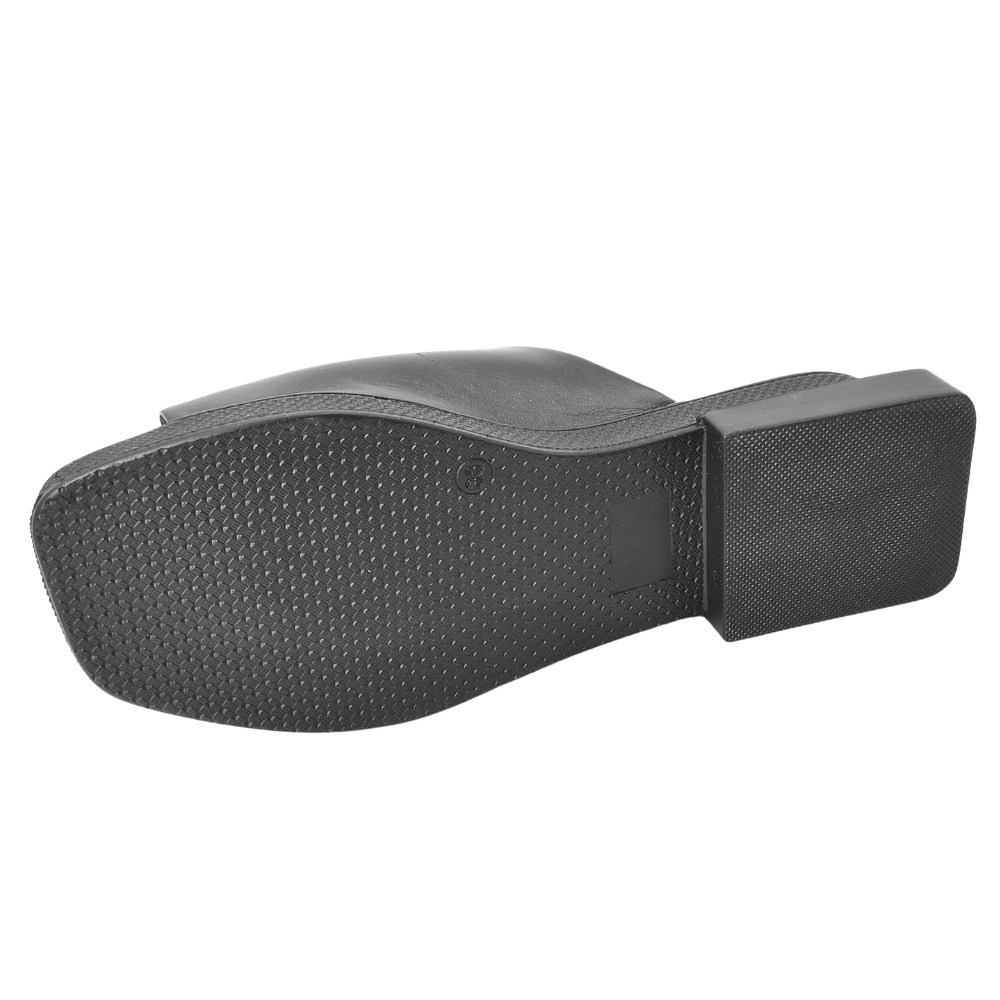 Шлепанцы женские черные Evromoda (Турция) модель 4976