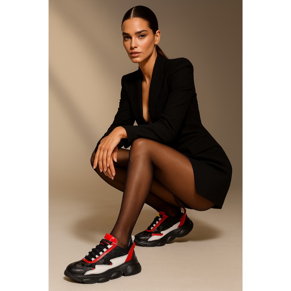 Жіночі шкіряні кросівки Gold Deer 208-20515-R2 4980