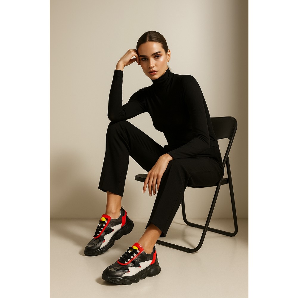 Жіночі шкіряні кросівки Gold Deer 208-20515-R2 4980