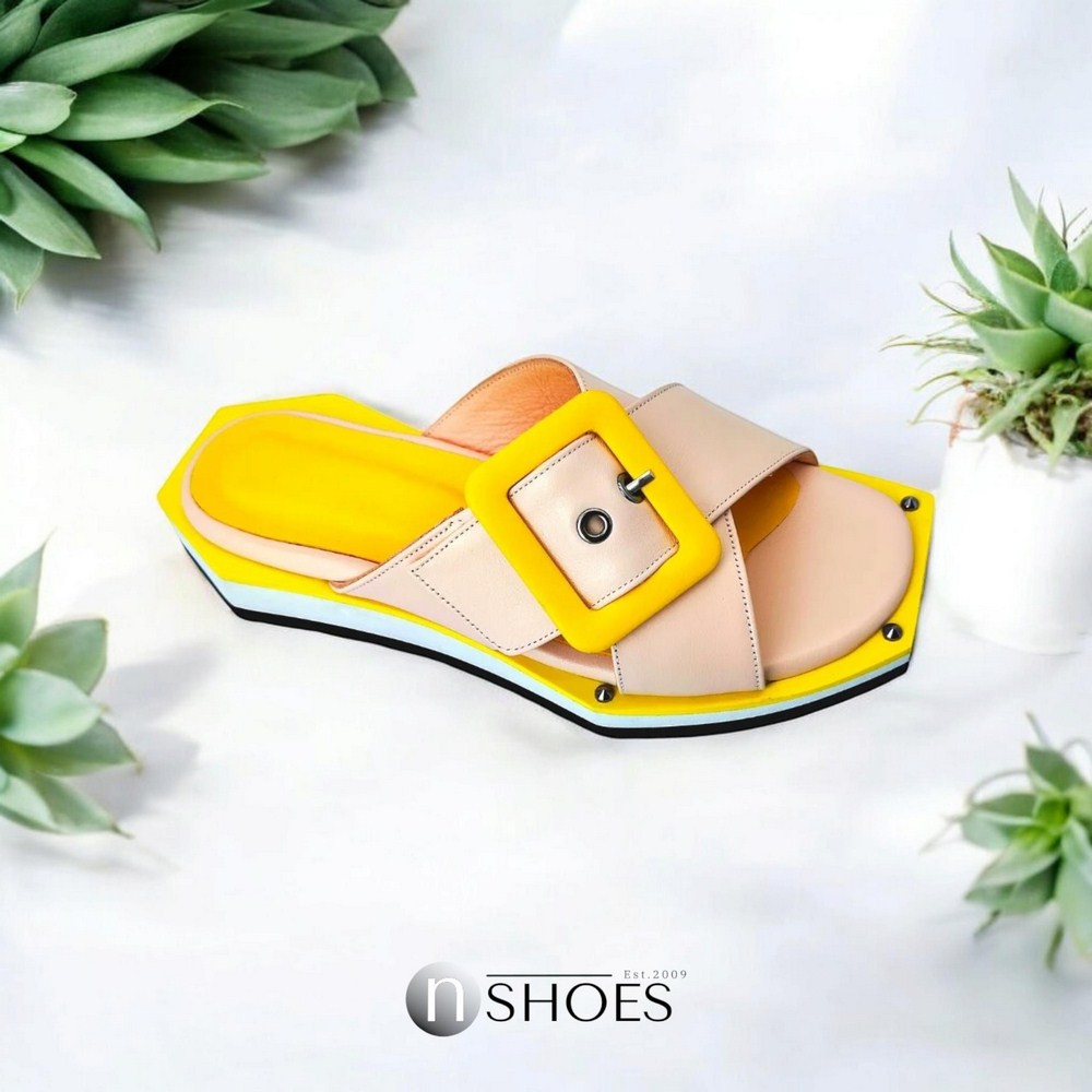 Шльопанці жіночі жовті Ripka (Туреччина) модель 4981