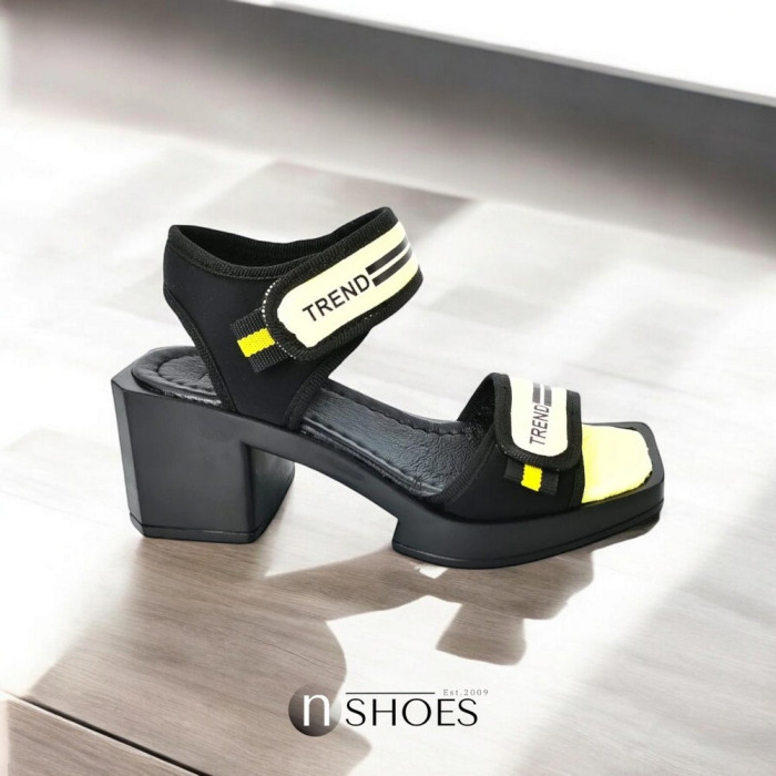 Women’s black leather sandals Ripka 153-37TSYH