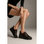 Women's black moccasins Ripka (Türkiye) model 4986