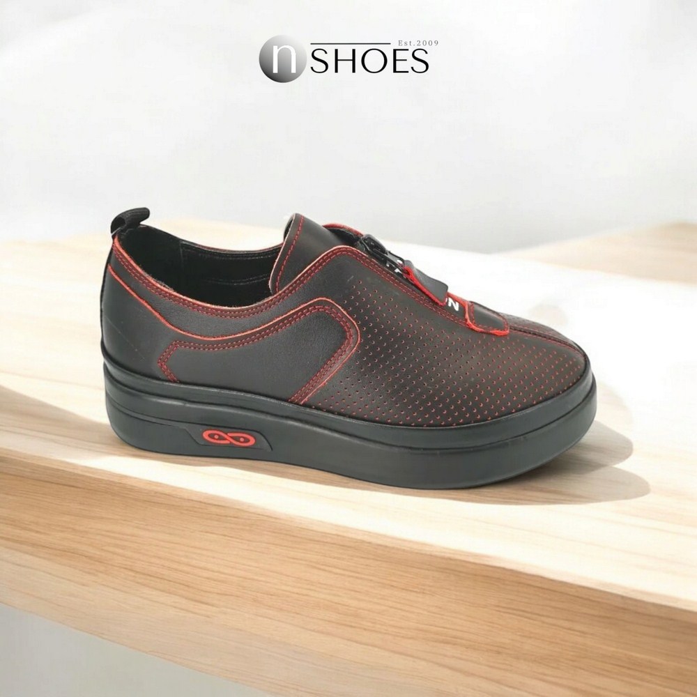 Women's black moccasins Ripka (Türkiye) model 4986