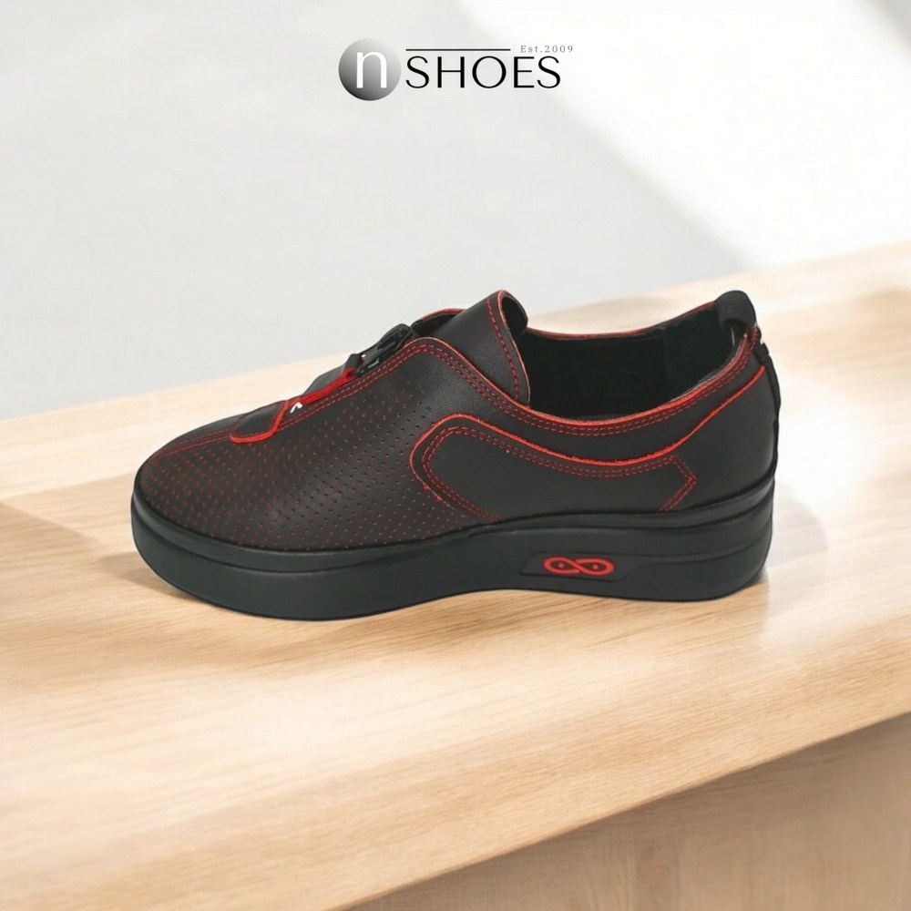 Women's black moccasins Ripka (Türkiye) model 4986