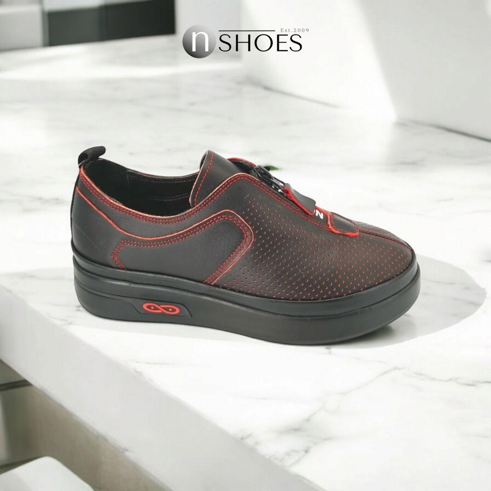 Women's black moccasins Ripka (Türkiye) model 4986