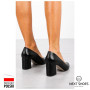 Women's black shoes Visconi (Poland) model 4996