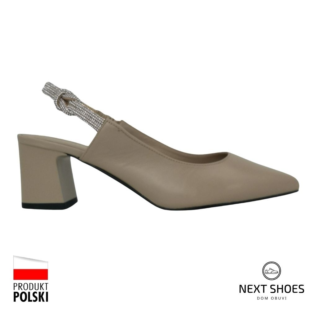 Босоніжки жіночі бежеві Kaniowski (Польща) модель 5000