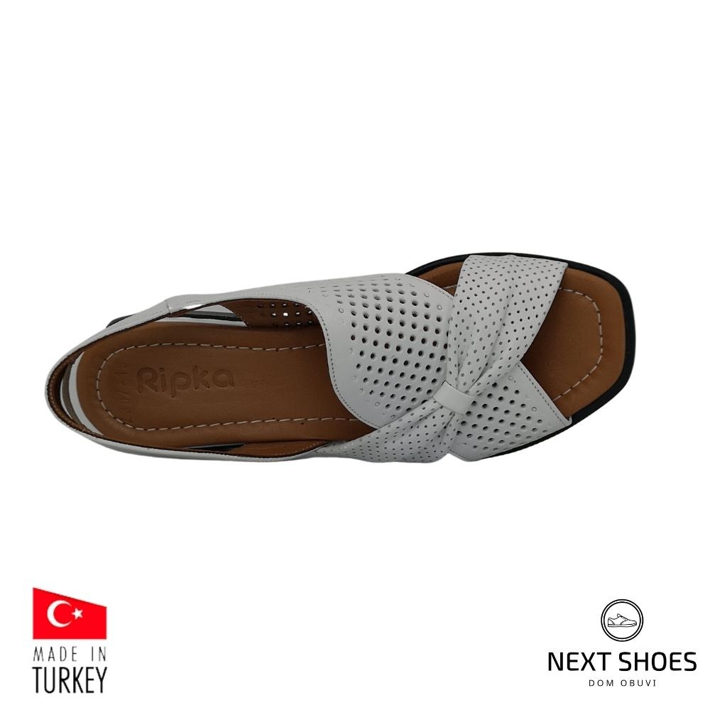 Босоніжки жіночі білі Ripka  (Туреччина) модель 5002