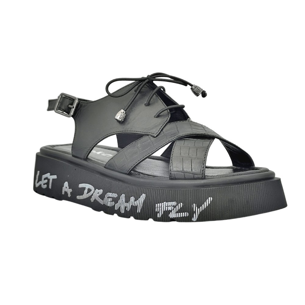 Босоніжки жіночі чорні Ripka (Туреччина) модель 5004