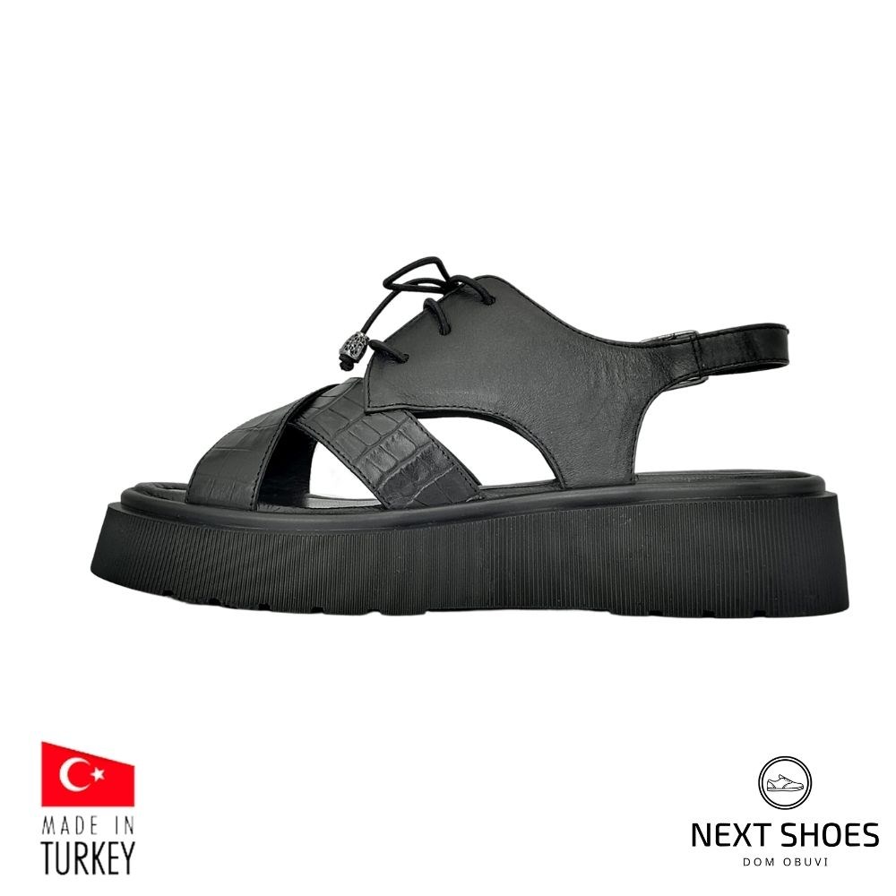 Босоніжки жіночі чорні Ripka (Туреччина) модель 5004