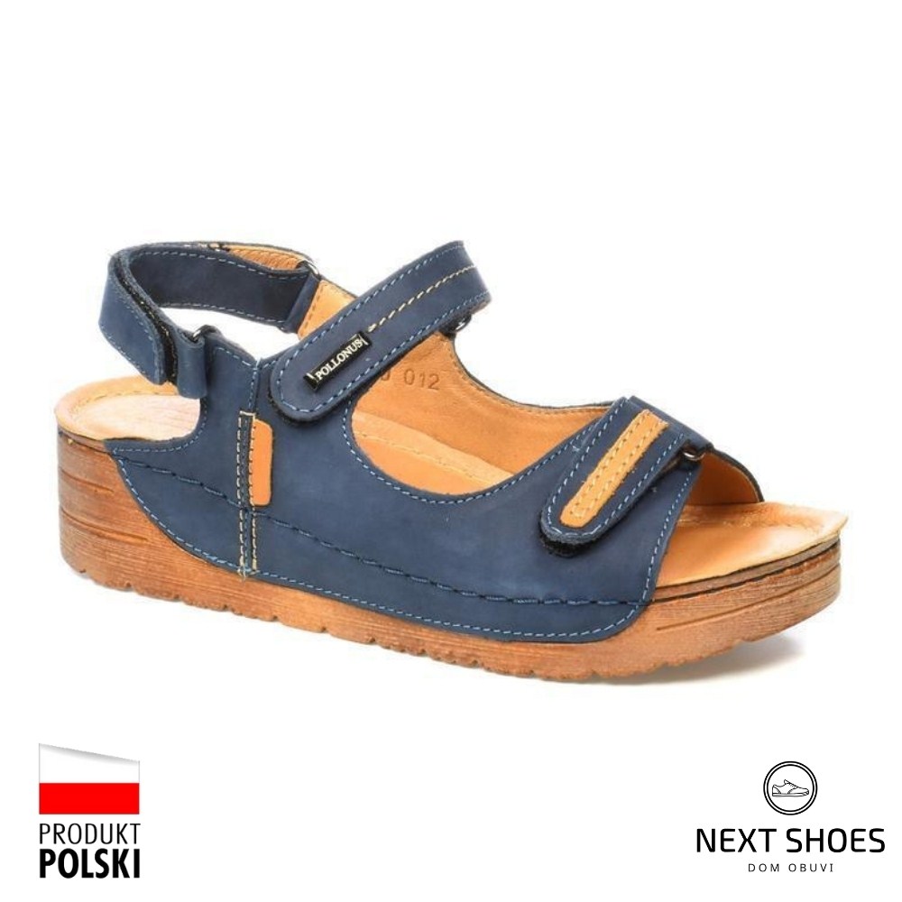 Sandals female blue Poland (Poland) art 5-0830-002 model 5008