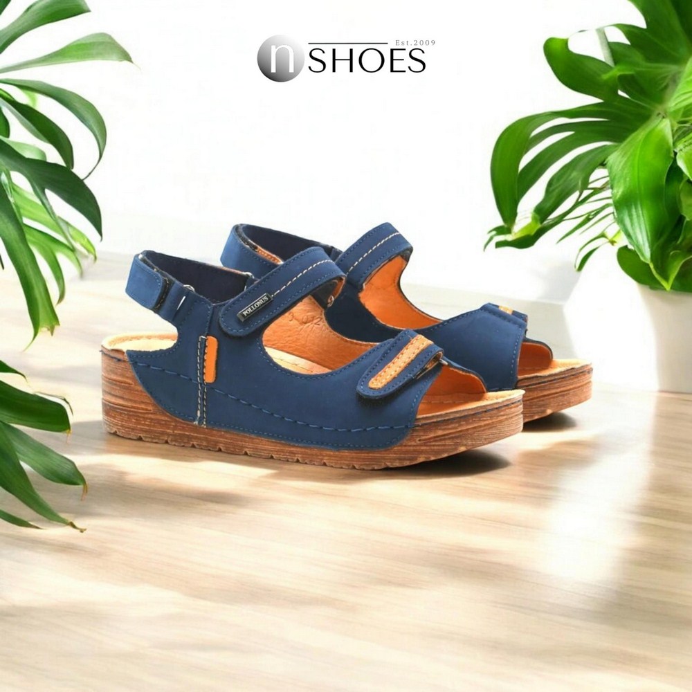 Sandals female blue Poland (Poland) art 5-0830-002 model 5008