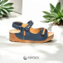 Sandals female blue Poland (Poland) art 5-0830-002 model 5008