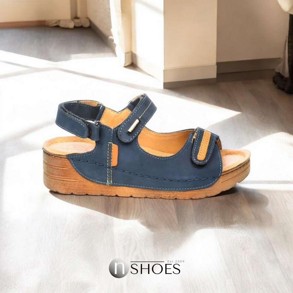 Sandals female blue Poland (Poland) art 5-0830-002 model 5008