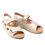 Sandals female beige Pollonus(Poland) summer art 5-0773-048 model 5009