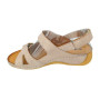 Sandals female beige Pollonus(Poland) summer art 5-0773-048 model 5009