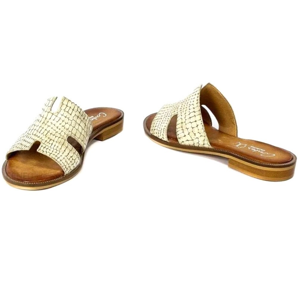 Шльопанці жіночі бежеві Contes (Польща) арт 537 BEZOWY KROK модель 5014