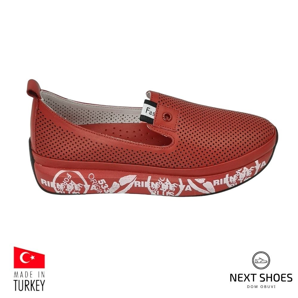 Кеди жіночі червоні Derem (Туреччина) модель 5027