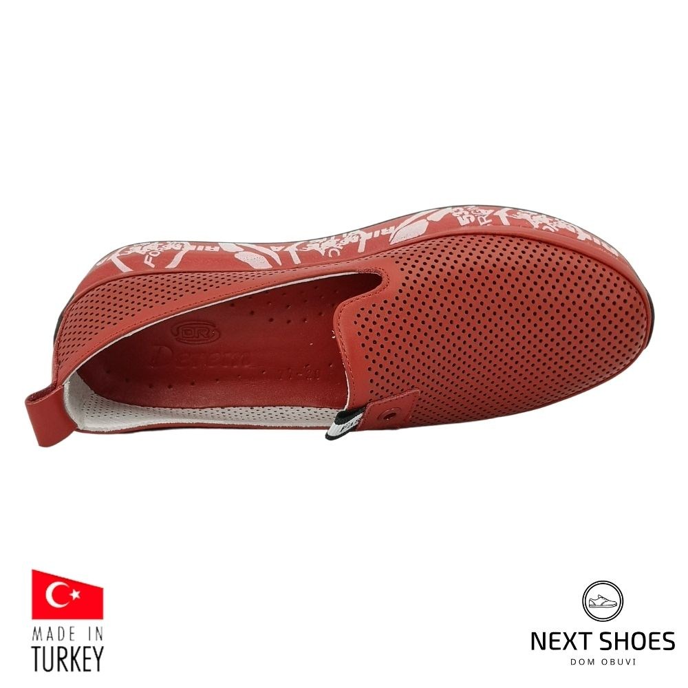 Кеди жіночі червоні Derem (Туреччина) модель 5027