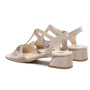 Sandals female gold Nessi (Poland) model 5034