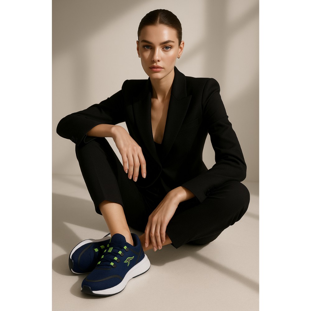 Кроссовки женские синие Kangaroos 183180004054 kf-lock