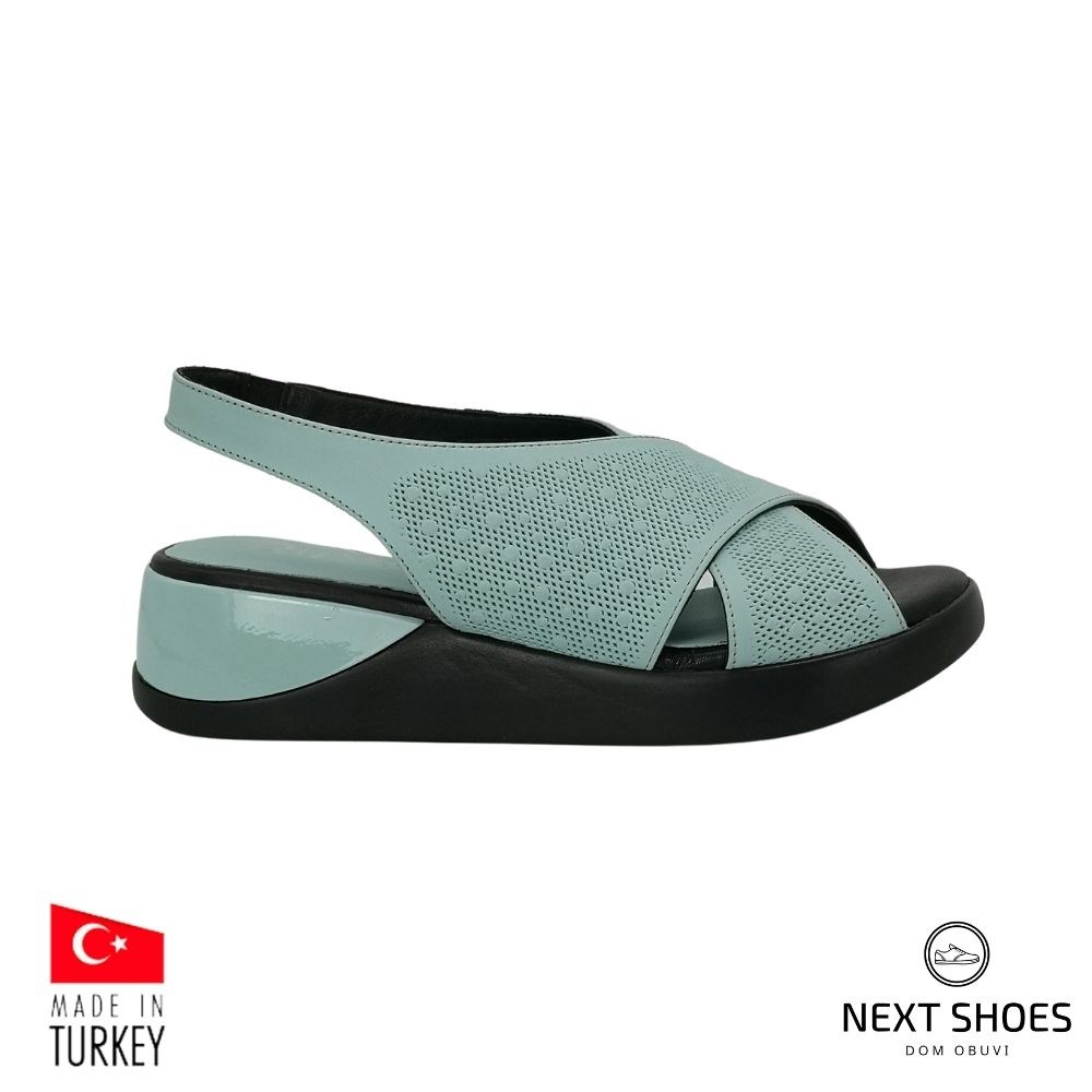 Босоніжки жіночі бірюзові Ripka (Туреччина) модель 5050