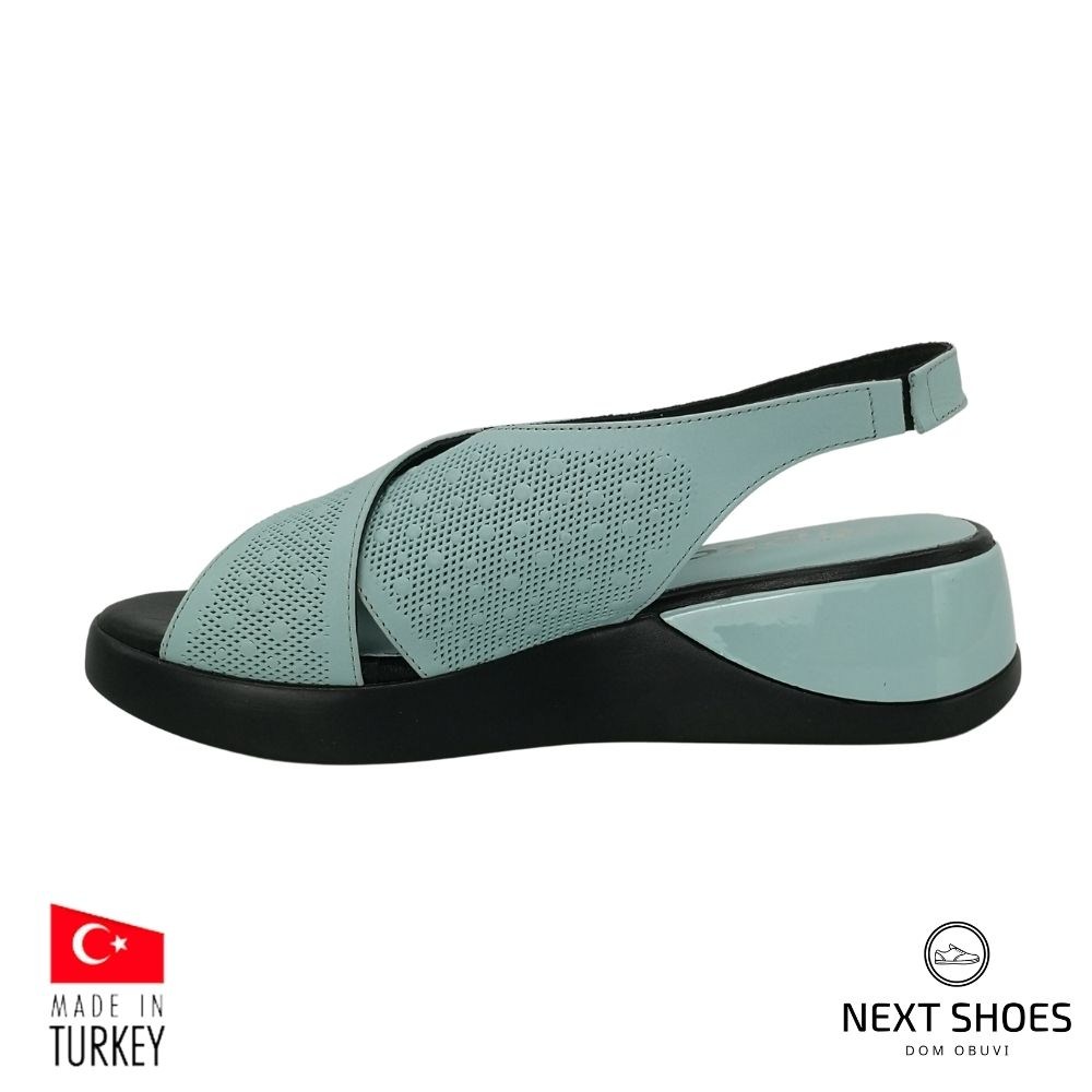 Босоніжки жіночі бірюзові Ripka (Туреччина) модель 5050