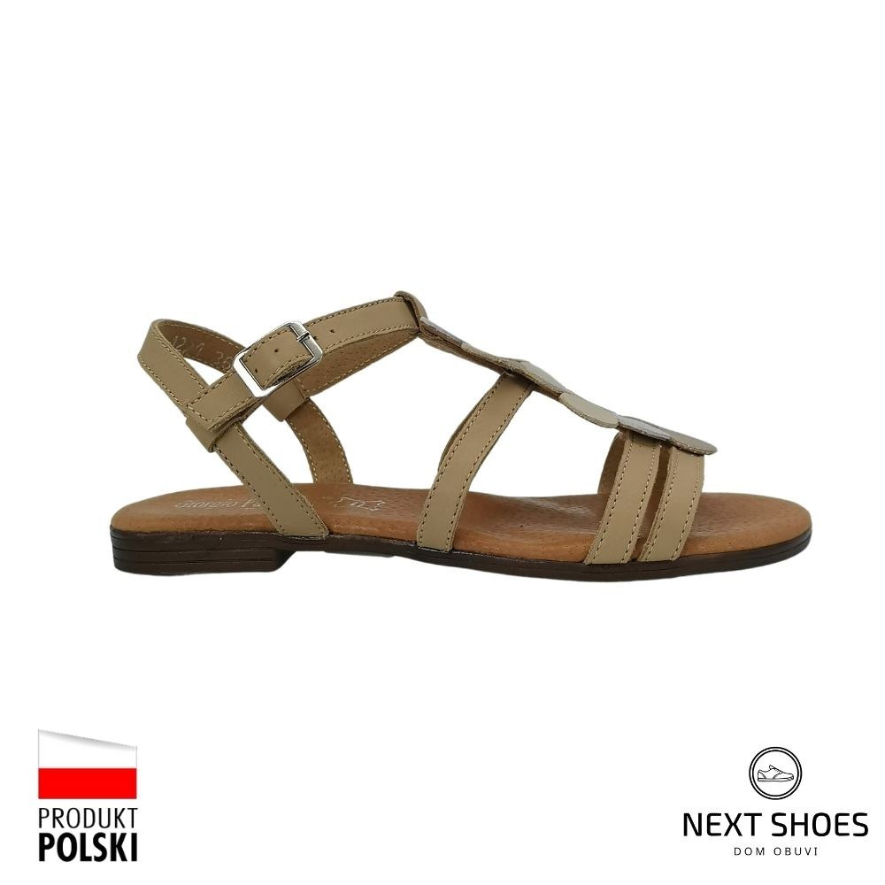 Sandals female gold Best but (Poland) model 5051-4730