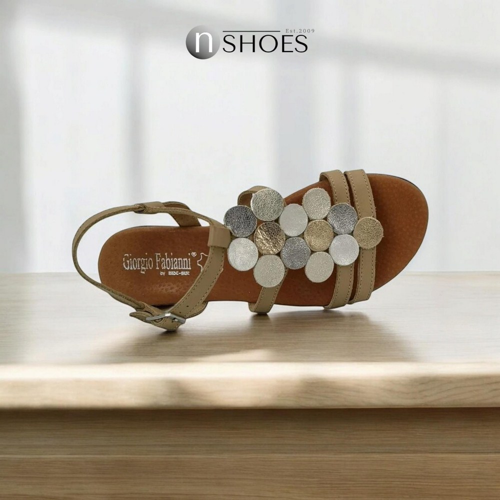 Sandals female gold Best but (Poland) model 5051-4730