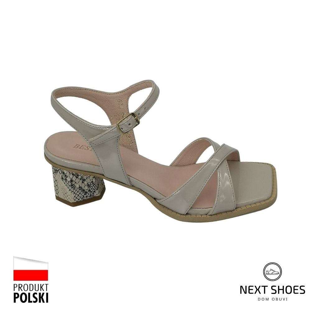 Босоніжки жіночі бежеві Best but (Польша) модель 5053