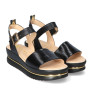 Sandals female black Nessi (Poland) model 5055