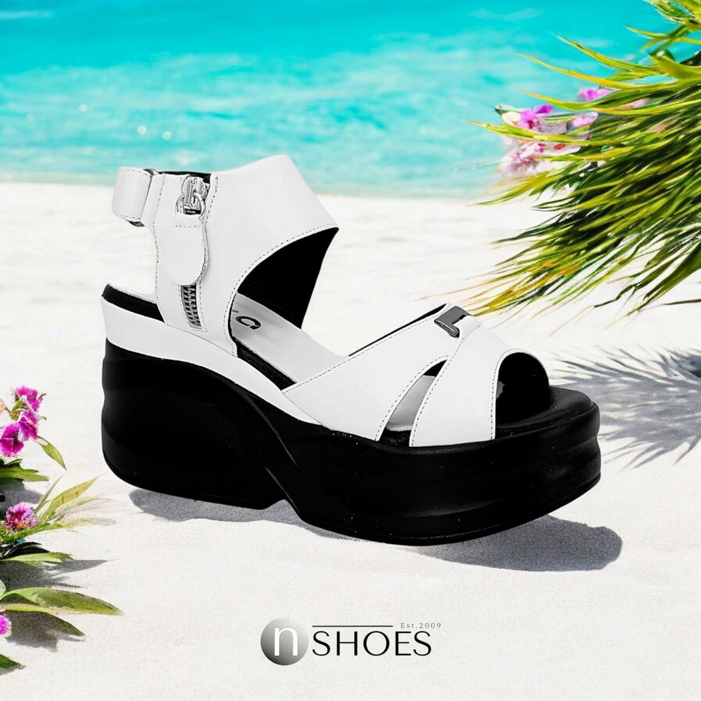 Босоножки женские белые Ripka (Турция) модель 5058