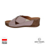 Slippers female beige Steizer (Poland) model 5060