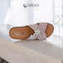 Slippers female beige Steizer (Poland) model 5060
