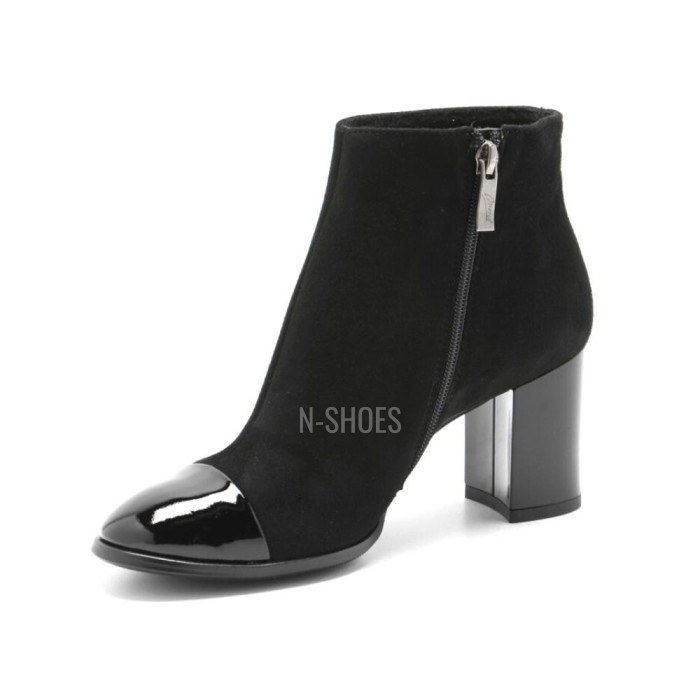 Classic Black Boots Marko 0733B-041-021-4 in Genuine Leather