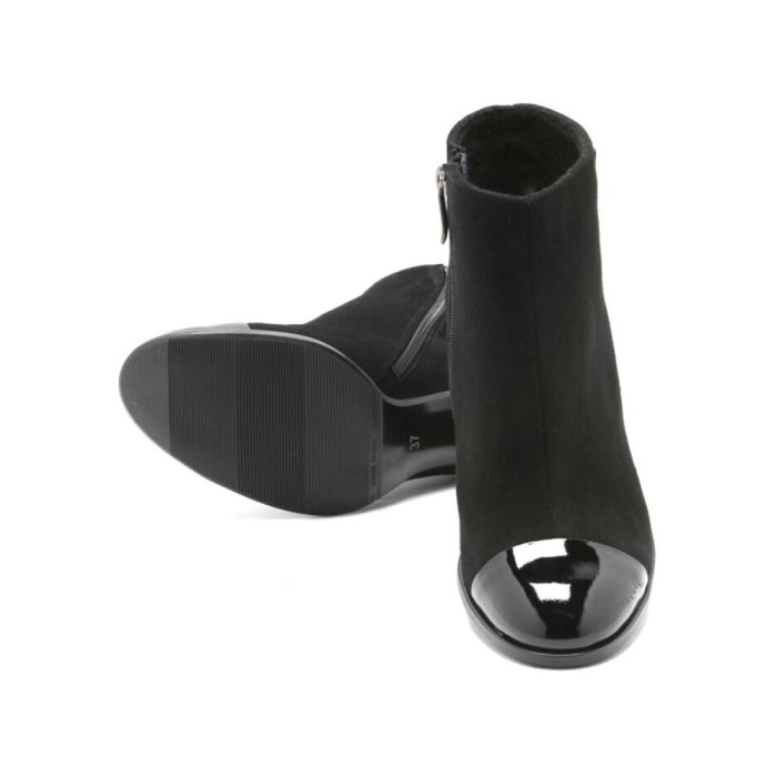 Чёрные классические ботинки Marko 0733B-041-021-4 из натуральной кожи модель 5266
