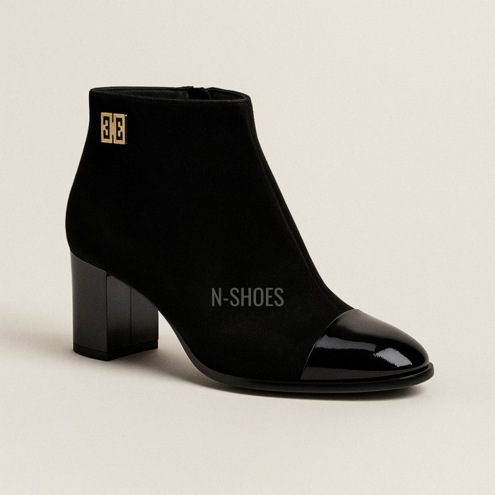 Classic Black Boots Marko 0733B-041-021-4 in Genuine Leather