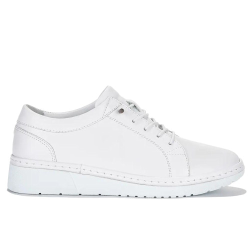 Жіночі білі кросівки Lonza Туреччина 5277-white-poly-5267 із натуральної шкіри
