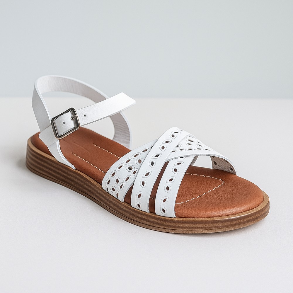 Жіночі білі босоніжки Lonza (Туреччина) модель 171921 5268