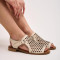 Жіночі молочні босоніжки Anna Lucci Туреччина 184668 184666 532-02-bej-deri-5275