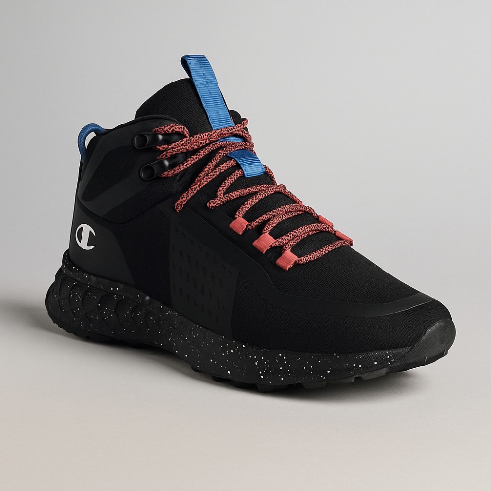 Жіночі чорні високі кросівки Champion Street Trek Mid S11510-CHA-KK001