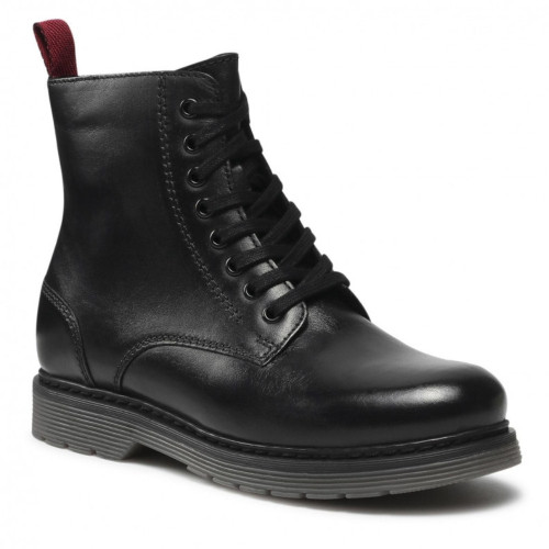 Women's stylish black demi-season boots Lasocki WI23-DOC-P-3-5311 made of genuine leather size 36 with a discount from a Polish brand