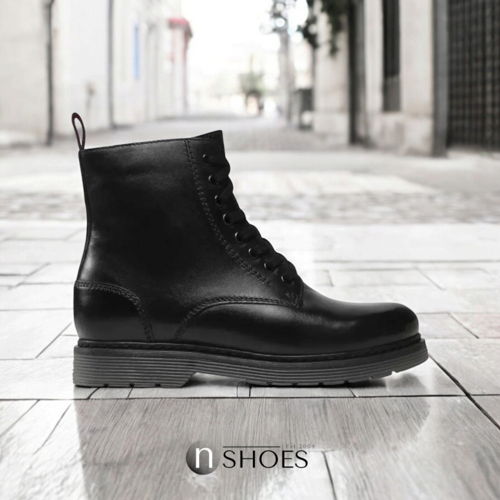 Женские демисезонные черные ботинки Lasocki WI23-DOC-P-3-5311 из натуральной кожи